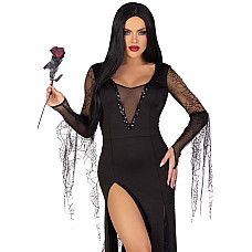Еротичний костюм Мортіші Аддамс Leg Avenue Sexy Spooky Morticia L