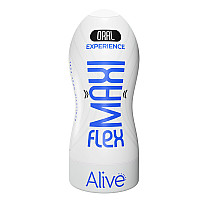 Мастурбатор-ротик Alive Maxi Flex L Oral, реалистичный вход, рельефный канал