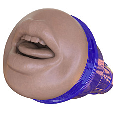 Мастурбатор-ротик Fleshlight Boost Blow Light Medium Flesh, плавающие кольца Turbo Tech