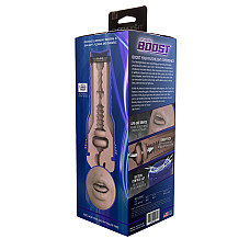 Мастурбатор-ротик Fleshlight Boost Blow Light Medium Flesh, плавающие кольца Turbo Tech