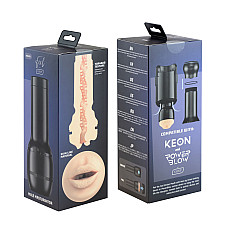 Мастурбатор-ротик Kiiroo Feel Mouth, совместим с PowerBlow