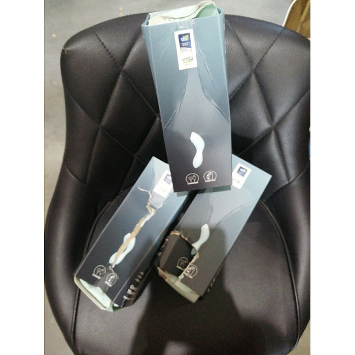 Вакуумный смарт-стимулятор с вибрацией Satisfyer Curvy Trinity 5 (Blue) (мятая упаковка!!!)