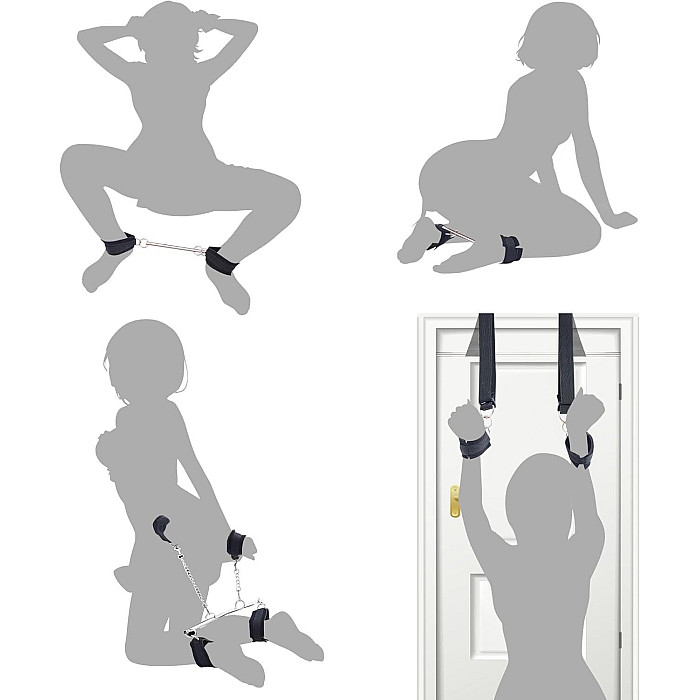 БДСМ-набір LOCKINK YEAHWOW Door Swing & Leg Spreader Bondage set (м'яте паковання!!!)