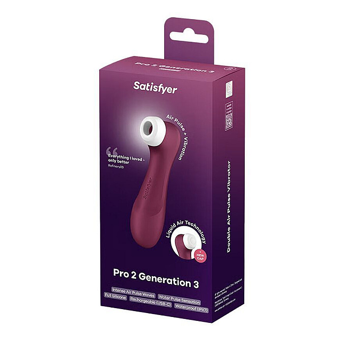Вакуумный клиторальный стимулятор Satisfyer Pro 2 Generation 3 with Liquid Air (мятая упаковка!!!)