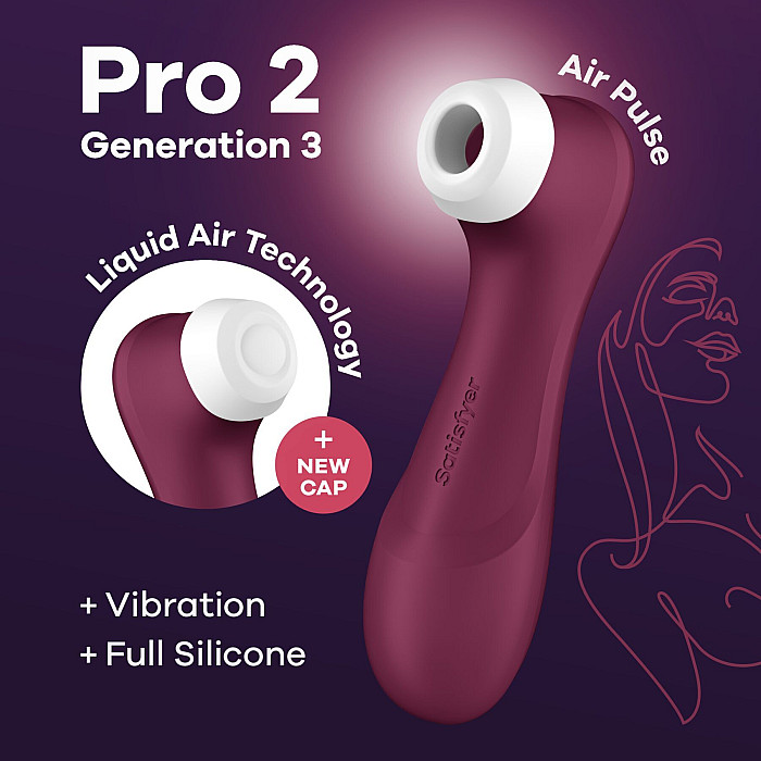 Вакуумный клиторальный стимулятор Satisfyer Pro 2 Generation 3 with Liquid Air (мятая упаковка!!!)