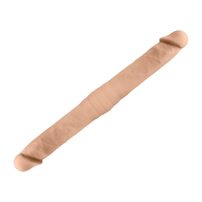 Фаллоимитатор двусторонний SIlexD Billy-Joe Double Dong M Flesh (мятая упаковка!!!)