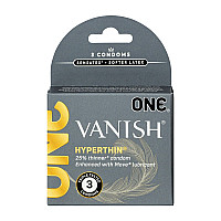 Презервативи ONE Vanish Hyperthin 3 шт (м'яте паковання!!!)