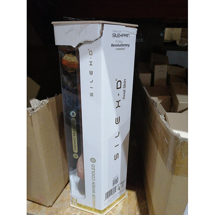 Фалоімітатор SilexD Tomas Premium Real Skin Flesh (9in MODEL 1) (надірване паковання!!!)