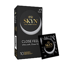 Безлатексні преміум-презервативи SKYN Close Feel 10 шт (м'яте паковання!!!)