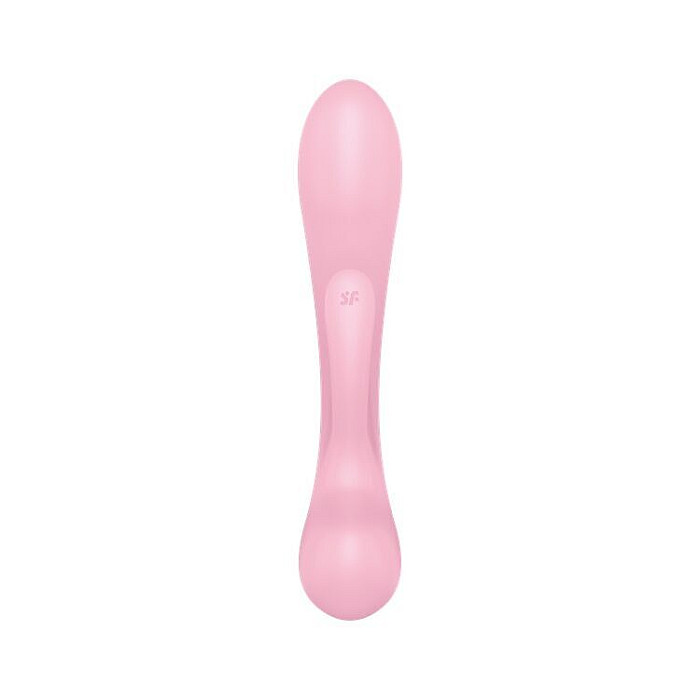 Двосторонній вібратор-кролик Satisfyer Triple Oh Pink (м'яте паковання!!!)