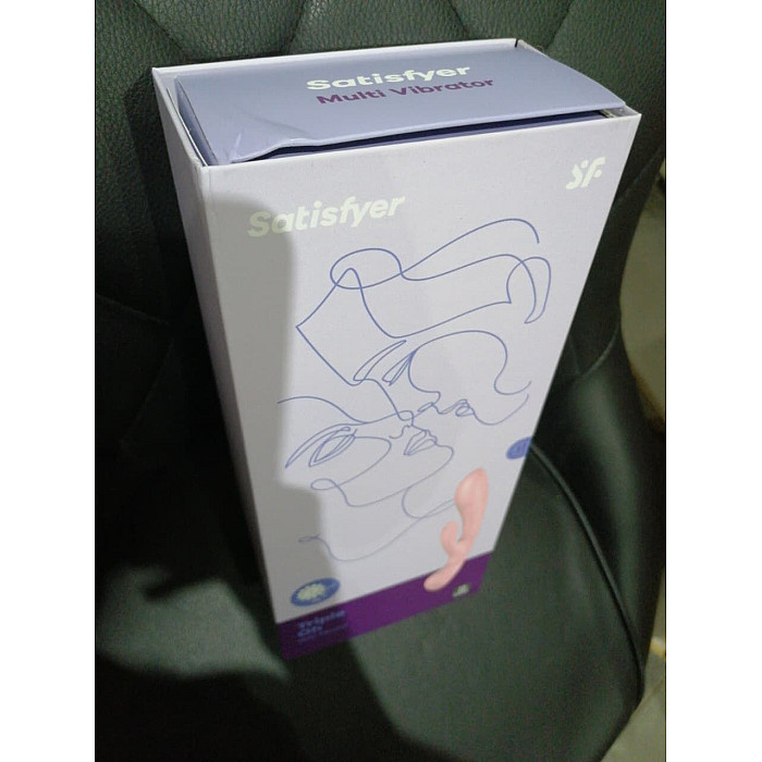 Двосторонній вібратор-кролик Satisfyer Triple Oh Pink (м'яте паковання!!!)