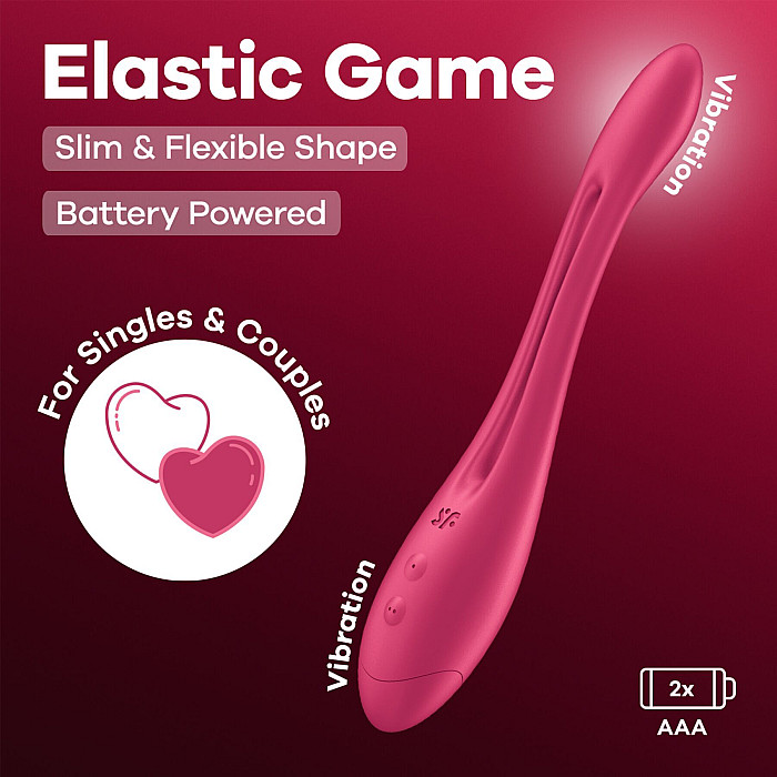 Універсальний гнучкий вібратор для пар Satisfyer Elastic Game Battery Series (м'яте паковання!!!)