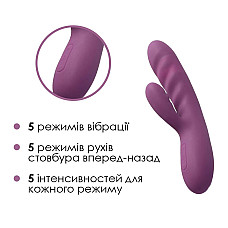 Вібратор-кролик Svakom Avery Lilac (м'яте паковання!!!)