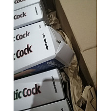 Фалоімітатор Doc Johnson The Realistic Cock 8 inch White - ULTRASKYN, Vack-U-Lock (м'яте паковання!!!)