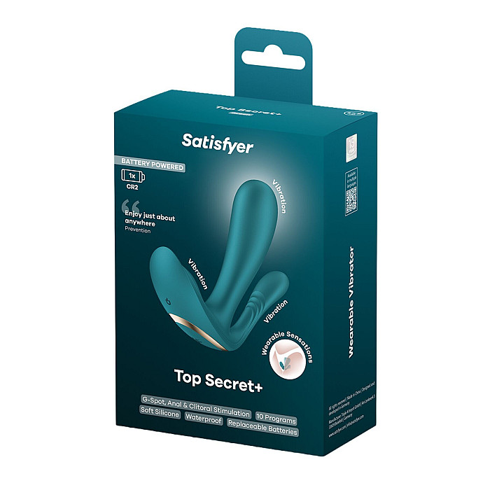 Подвійний вібратор у трусики Satisfyer Top Secret+ Battery Series (м'яте паковання!!!)