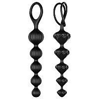 Набор анальных бус Satisfyer Beads Black (вскрыт замок)
