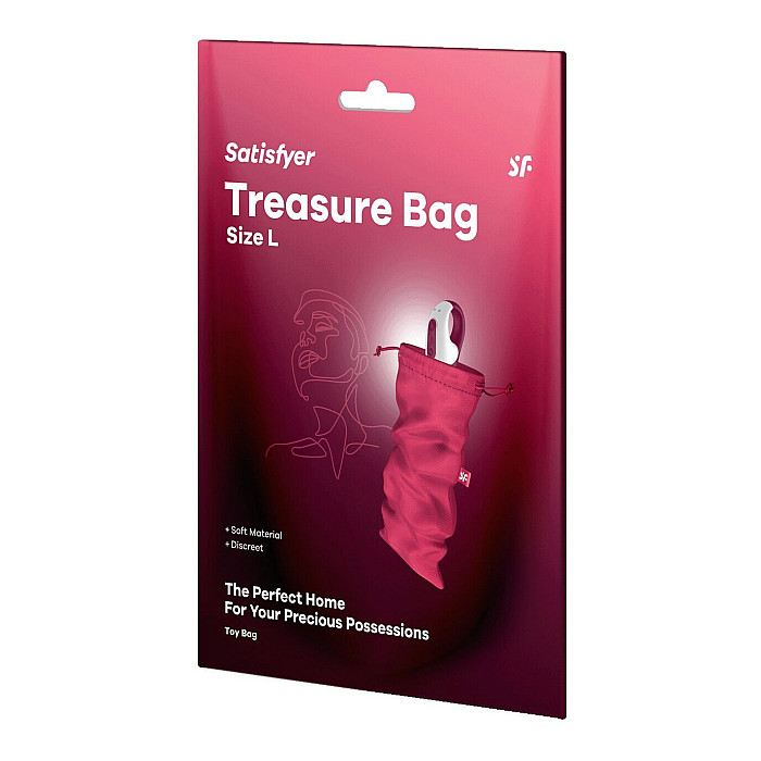 Мешочек для секс-игрушек Satisfyer Treasure Bag L (вскрыта упаковка!!!)