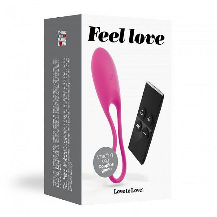 Віброяйце Love To Love Feel Love Pink (м'ята упаковка!!!)
