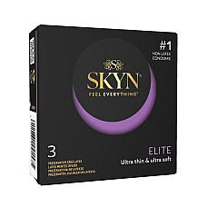 Безлатексные премиум-презервативы SKYN Elite 3 шт, ультратонкие (мятая упаковка!!!)
