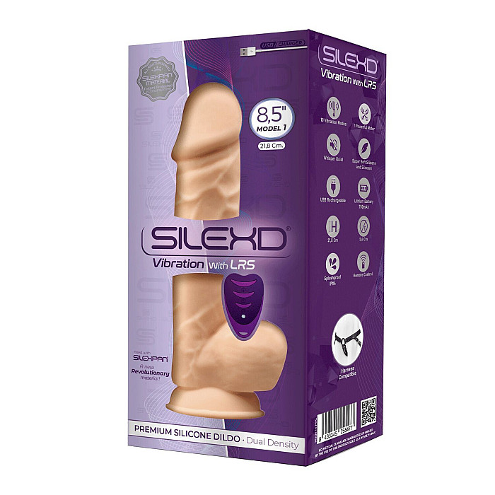 Фалоімітатор з вібрацією SilexD Norman Vibro Flesh (Model 1 size 8,5") LRS (м'яте паковання!!!)