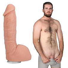 Фалоімітатор Doc Johnson Signature Cocks Girthmasterr 8.5 inch UltraSkyn (дірка в пакованні!!!)
