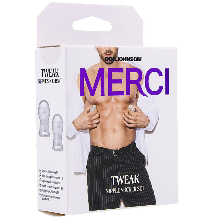 Присоски для сосків Doc Johnson Merci - Tweak - Nipple Sucker Set (м'яте паковання!!!)