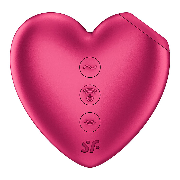 Вакуумный стимулятор-сердечко с вибрацией Satisfyer Cutie Heart Battery Series (мятая упаковка!!!)