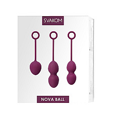 Набір вагінальних кульок зі зміщеним центром ваги Svakom Nova Violet (м'ята упаковка!!!)