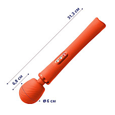 Вібромасажер Fun Factory VIM Vibrating Wand sunrise orange (м'яте паковання!!!)
