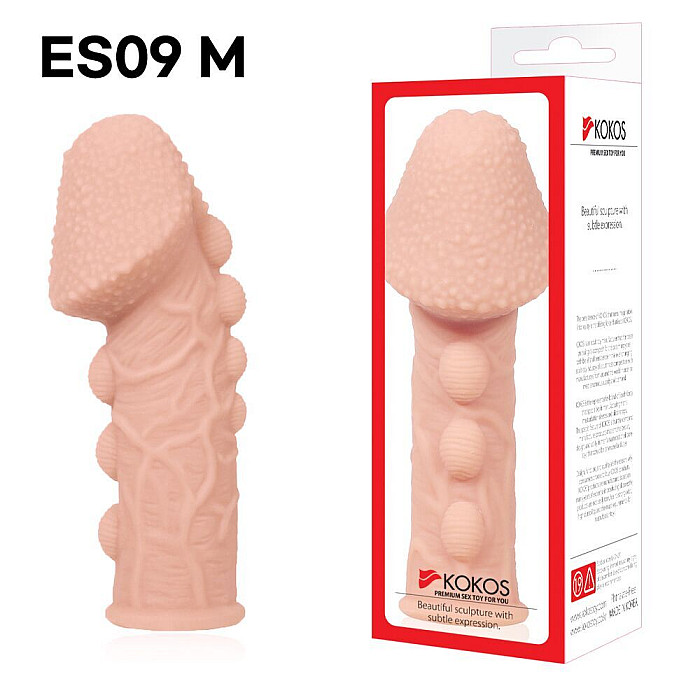 Насадка на член Kokos Extreme Sleeve ES.09 размер M (треснула упаковка!!!)