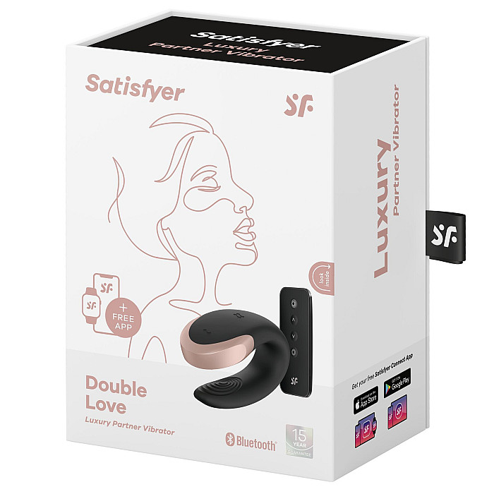 Смарт-вібратор для пар Satisfyer Double Love (Black) (м'яте паковання!!!)