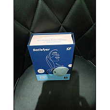 Вакуумний кліторальний стимулятор із вібрацією Satisfyer Sugar Rush Blue (м'яте паковання!!!)