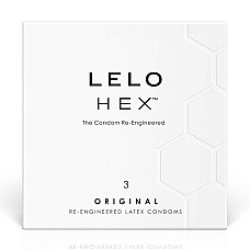 Презервативы LELO HEX Condoms Original 3 Pack (мятая упаковка!!!)