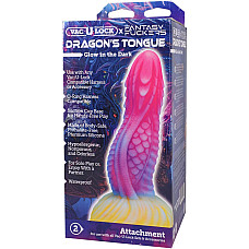 Фентезійний фалоімітатор Doc Johnson Vac-U-Lock Fantasy Fuckers Dragon's Tongue (м'яте паковання!!!)