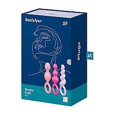 Набір анальних іграшок Satisfyer Plugs colored (set of 3) - Booty Call (м'яте паковання!!!)
