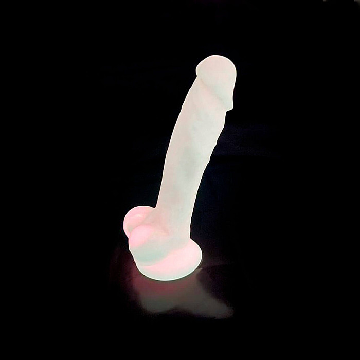 Фалоімітатор SilexD Johnny Pink Glow in the dark (м'яте паковання!!!)