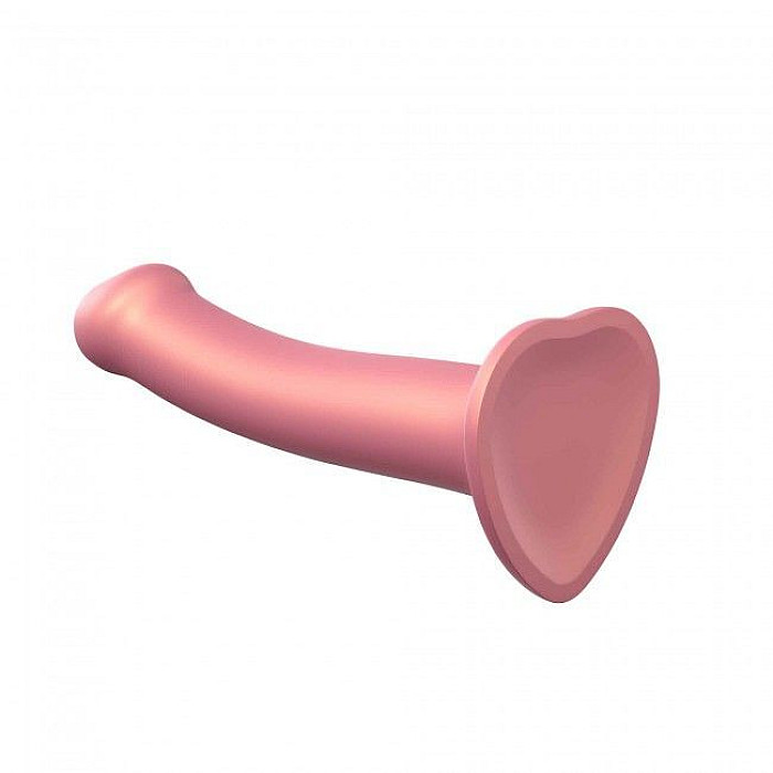 Насадка для страпону Strap-On-Me Mono Density Dildo Rose M (м'ята упаковка!!!)