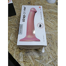 Насадка для страпона Strap-On-Me Mono Density Dildo Rose M (мятая упаковка!!!)