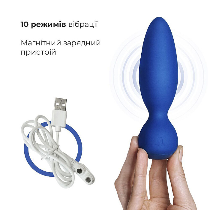 Анальна вібропробка Adrien Lastic Little Rocket (плями на пакованні!!!)