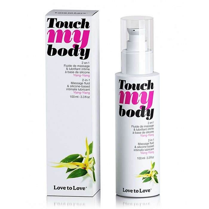 Массажный гель и смазка 2в1 Love To Love TOUCH MY BODY Ylang-Ylang (100 мл) увлажняющий