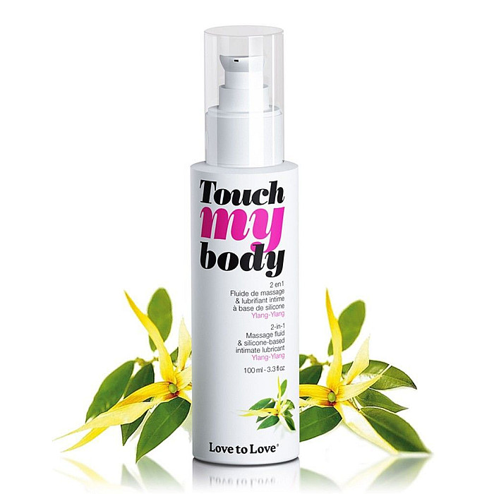 Массажный гель и смазка 2в1 Love To Love TOUCH MY BODY Ylang-Ylang (100 мл) увлажняющий