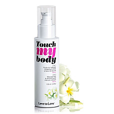 Массажный гель и смазка 2в1 Love To Love TOUCH MY BODY Monoi (100 мл) увлажняющий