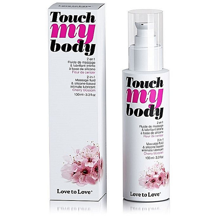 Массажный гель и смазка 2в1 Love To Love TOUCH MY BODY Cherry Blossom (100 мл) увлажняющий