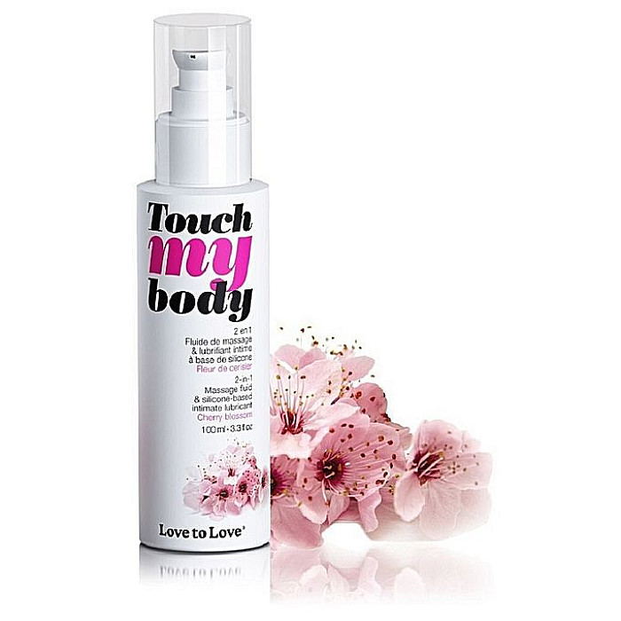 Массажный гель и смазка 2в1 Love To Love TOUCH MY BODY Cherry Blossom (100 мл) увлажняющий