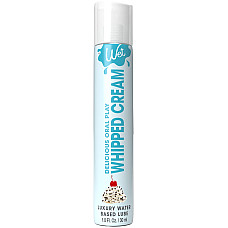 Лубрикант на водній основі Wet Oral Play Whipped Cream (30 мл), їстівний, без цукру