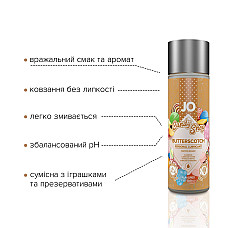 Лубрикант на водной основе JO H2O — Candy Shop — Butterscotch (60 мл) без сахара и парабенов