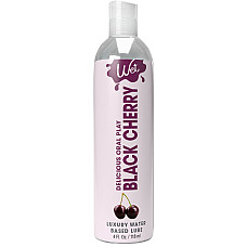 Лубрикант на водной основе Wet Oral Play Black Cherry (118 мл), съедобный, без сахара
