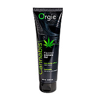 Лубрикант на водной основе Orgie Lube Tube Cannabis, 100 мл, съедобный, с маслом семян конопли