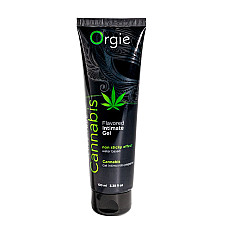Лубрикант на водной основе Orgie Lube Tube Cannabis, 100 мл, съедобный, с маслом семян конопли