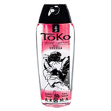 Лубрикант на водной основе Shunga Toko AROMA – Sparkling Strawberry Wine (165 мл), не содержит сахара